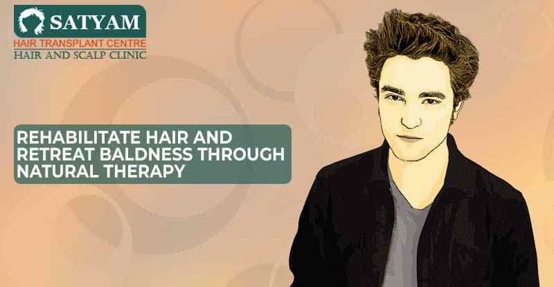 Rehabilitate Hair and Retreat Baldness Through Natural Therapy